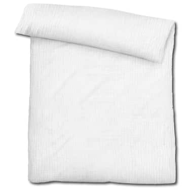 Dupla csomag Sleezzz® muszlin ágynemű fehér 135 x 200 cm + 80 x 80 cm