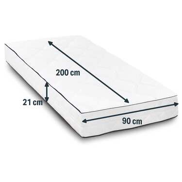 Sleezzz® Superior matrača pārvalks 90 x 200 cm, augstums 21 cm