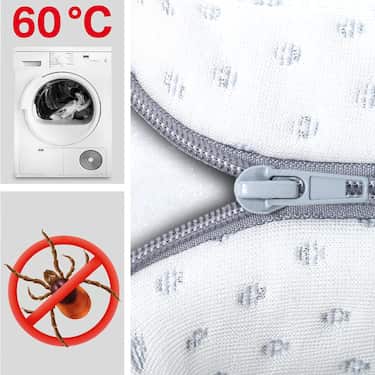 Supportho premium topper iz hladne pene 100 x 200 cm H3, višina 9 cm, razred trdote H3 z antibakterijsko prevleko