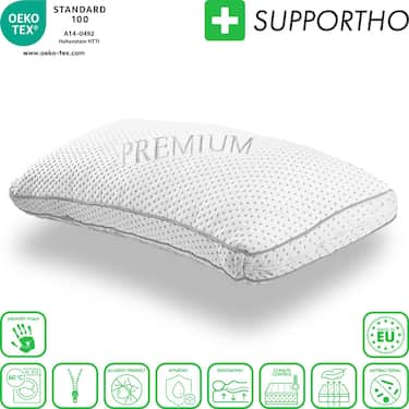 Supportho Viskoelastik Komfort-Schlaf-Kissen 40 x 80 cm