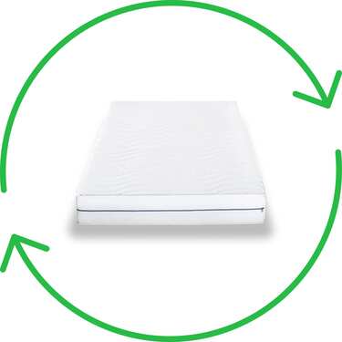 Orthopädische Kaltschaummatratze Supportho Premium 100 x 200 cm, Höhe 18 cm, Härtegrad H2/H3 + Supportho Gel-Effekt Komfort-Schlaf-Kissen 40 x 80 cm