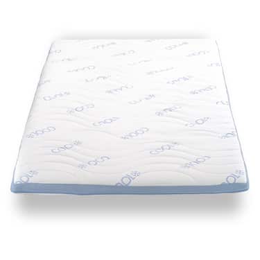 Kaltschaumtopper CloudComfort Cool 90 x 200 cm H2/H3, Höhe 7 cm, Härtegrad H2/H3, 7-Zonen Topper mit Sommer- und Winterseite