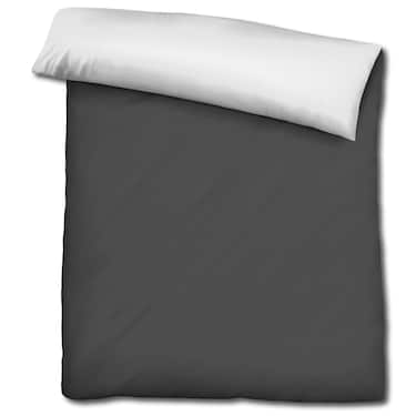 CloudComfort Basic αναστρέψιμα κλινοσκεπάσματα μαύρο/λευκό 155 x 220 + 80 x 80 cm