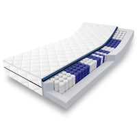 7 Zonen Taschenfederkernmatratze Sleezzz Superior 80 x 200 cm, Höhe 18 cm, Härtegrad H3