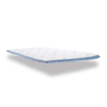 Kaltschaumtopper CloudComfort Cool 80 x 200 cm H2/H3, Höhe 7 cm, Härtegrad H2/H3, 7-Zonen Topper mit Sommer- und Winterseite