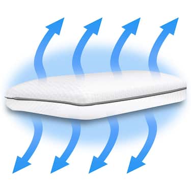 2 x Sleezzz Smart höhen- und härtegradverstellbares Kissen 33 x 75 cm