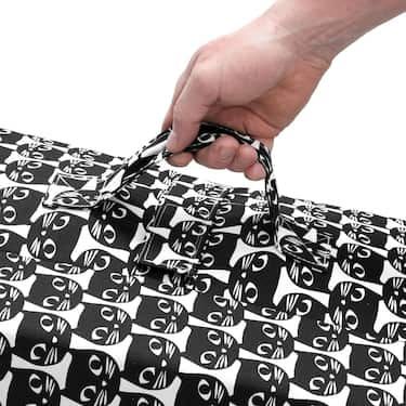 CloudComfort Basic Klappmatratze 70 x 195 cm mit Katzenmuster , 10 cm hoch
