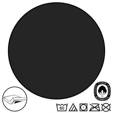 Topeltpakend CloudComfort Basic trikotaažist stretch must 120 x 200 cm (2 tk)