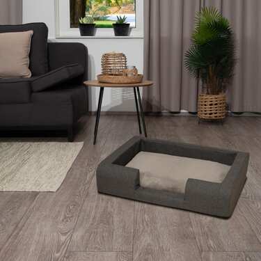 Petzzz ergonomska pasja postelja Daisy M 93 x 66 x 20 cm z ortopedsko notranjo blazino