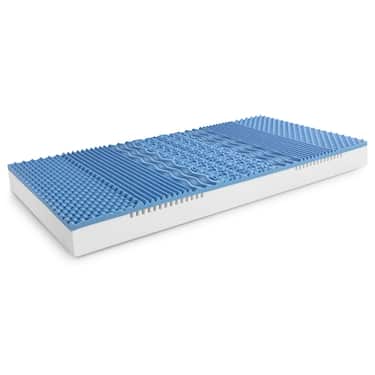 7 Zonen Viskoelastik-Matratze Sleezzz Smart 90 x 200 cm, Höhe 18 cm, Härtegrad H2+H3 mit Air Memoryschaum