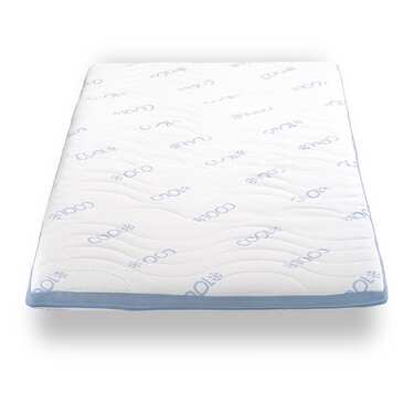 Kaltschaumtopper CloudComfort Cool 80 x 200 cm H2/H3, Höhe 7 cm, Härtegrad H2/H3, 7-Zonen Topper mit Sommer- und Winterseite