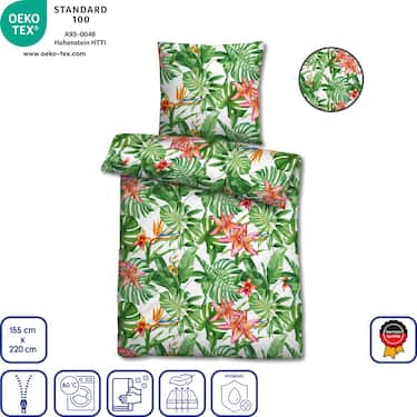 Roupa de cama em microfibra seersucker 155 x 220 + 80 x 80 cm