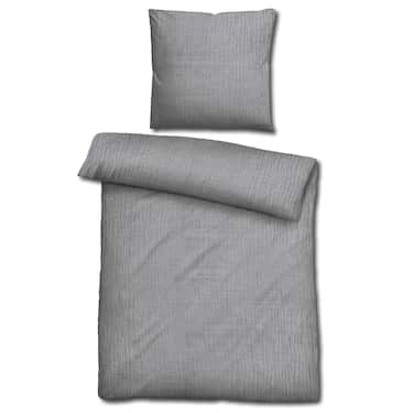 Двоспальна постільна білизна з мусліну Sleezzz® сіра 135 x 200 см + 80 x 80 см