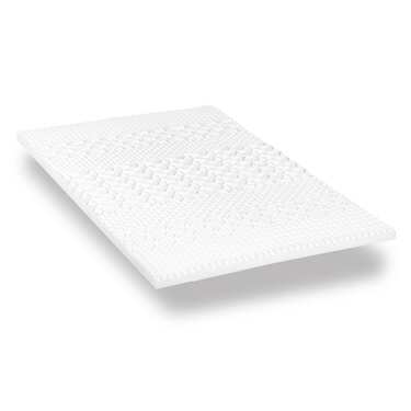 Kaltschaumtopper CloudComfort Cool 160 x 200 cm H2/H3, Höhe 7 cm, Härtegrad H2/H3, 7-Zonen Topper mit Sommer- und Winterseite