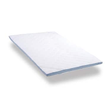 Cobertura de espuma fria CloudComfort Cool 120 x 200 cm H2/H3, altura 7 cm, nível de firmeza H2/H3, cobertura de 7 zonas com lado de verão e lado de inverno